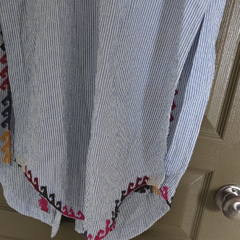 Mango Multicolor Embroidered Kimono - Picture 8 of 9